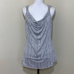 Milano || Woman’s sleeveless striped blouse size Medium